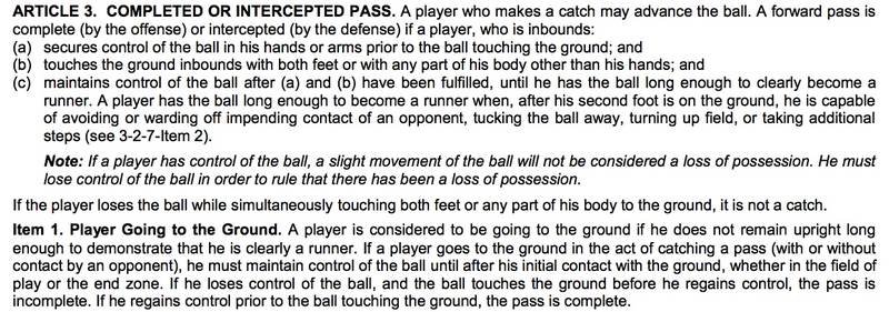 Illustration for article titled Why Wasn't Sterling Shepard's Catch Ruled A Catch?